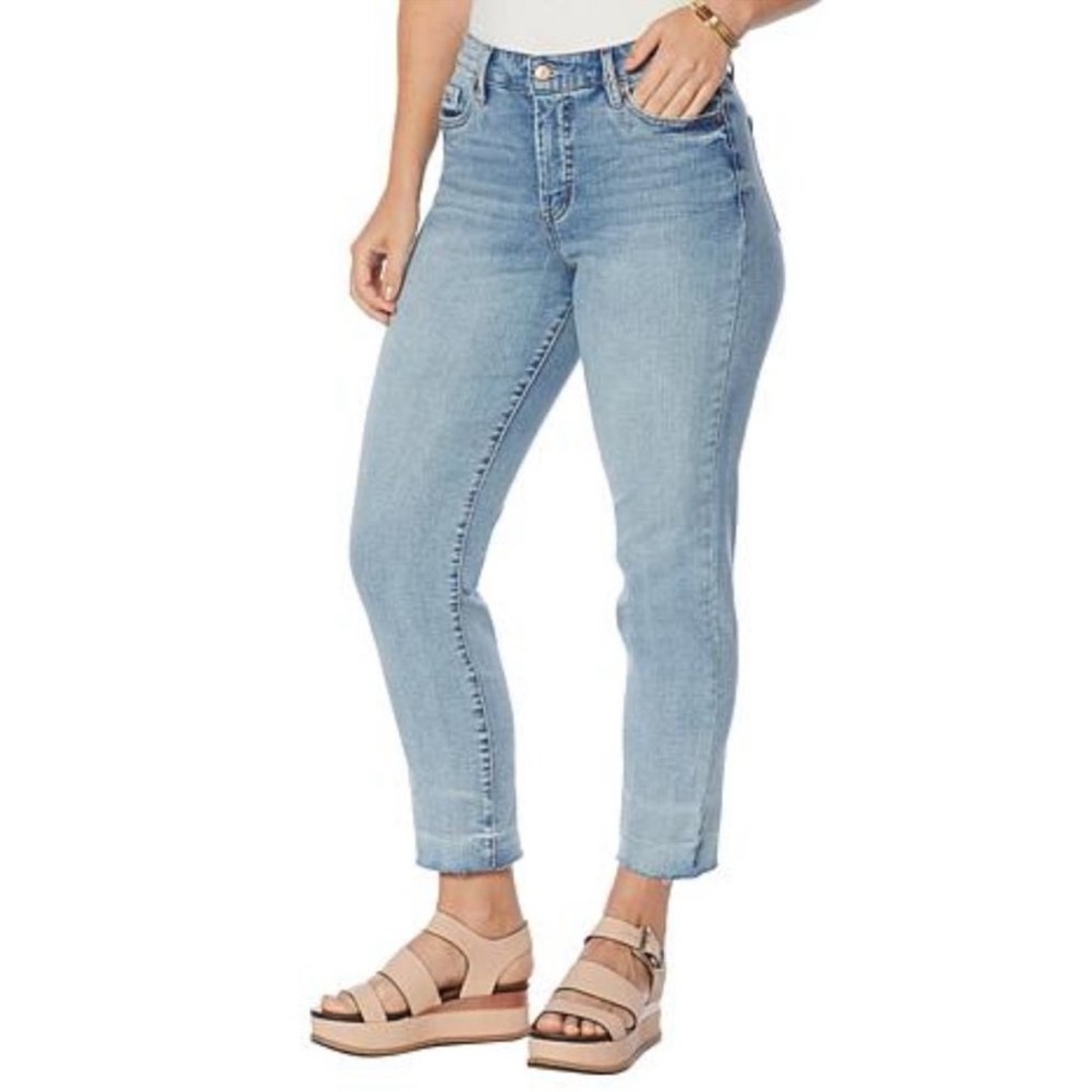 NEW! Jessica Simpson Spotlight High Rise Slim Fit Jeans - Light Blue Size 30